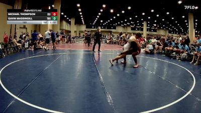 190 lbs Semis & 5th Wb (32 Team) - Michael Thompson, Funky Boyz vs Gavin Massingill, Team Mat Clash