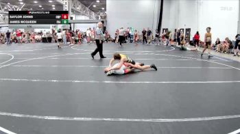 100 lbs Round 3 (8 Team) - James McQueen, PA Alliance vs Saylor Johns, OMP