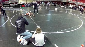 85 lbs Champ. Round 1 - Maison Larsen, Cozad Wrestling Club vs Barrett Gossman, Pioneer Wrestling Club