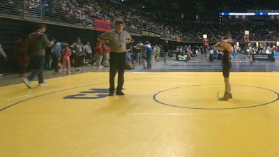 85 lbs Consy 2 - Daisy Keck, West Shore vs Sadie Pellegrino, Iroquois