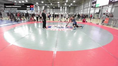 215 lbs Cons. Round 3 - Mason Rodriguez, Washington vs Damien Spears, Omak Wrecking Crew Wrestling