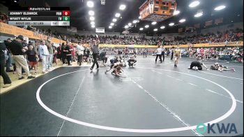 52 lbs Round Of 16 - Johnny Elswick, Prime Wrestling vs Wyatt Wylie, Tuttle Wrestling