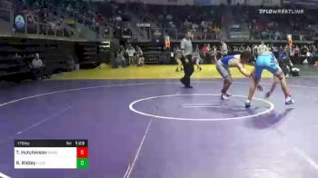 175 lbs Semifinal - Tate Hutchinson, Andover Wrestling Club vs Rance Ridley, Choctaw