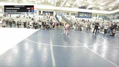 126 lbs 1st Place Match - Kaleb Blackner, RWC - Roy Wrestling Club vs Ethan Sharp, Uintah Wrestling