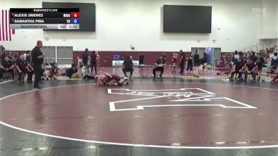 145 lbs Quarterfinal - Samantha Pina, Cerritos College vs Alexis Jimenez, Mt. San Antonio College