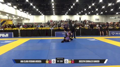 Jocelyn Corrales Sanudo vs Ana Clara Regiani Arouca 2025 World IBJJF Jiu-Jitsu No-Gi Championship