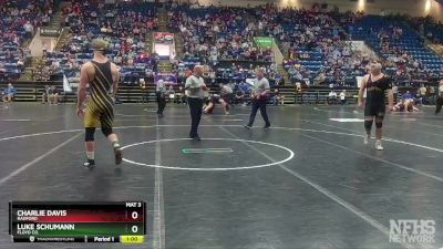 2 - 215 lbs 3rd Place Match - Charlie Davis, Radford vs Luke Schumann, Floyd Co,