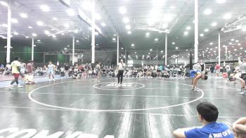 134 lbs Rr Rnd 3 - Santiago Chrisjohn, Journeymen Wrestling Blue - HSC vs Cordy Zalota, Revival SJV - HSC