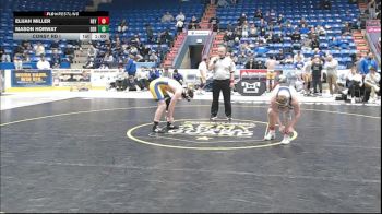 172 lbs Consy Rd I - Elijah Miller, Reynolds vs Mason Horwat, Derry Area