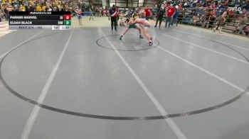 160 lbs Champ. Round 1 - Elijah Black, Camel Kids Wrestling vs Parker Marvel, Eastside United
