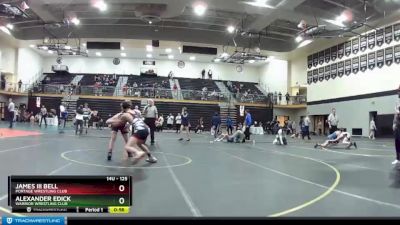 125 lbs Cons. Round 2 - Alexander Edick, Warrior Wrestling Club vs James Iii Bell, Portage Wrestling Club