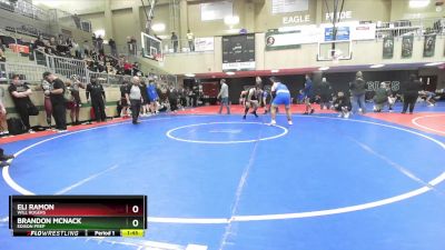 215 lbs Quarterfinal - Brandon McNack, EDISON PREP vs Eli Ramon, WILL ROGERS