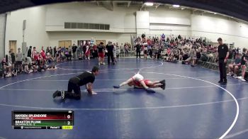80 lbs Semis & 1st Wrestleback (8 Team) - Braxton Plunk, Oklahoma Elite vs Hayden Splendore, Iowa USA Red