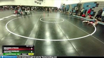 148-155 lbs Round 2 - Mathais Marquez, Greeley West vs Branden Strong, Rawlins