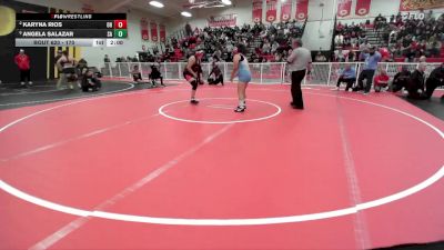 170 lbs Semifinal - Angela Salazar, Santa Ana vs Karyna Rios, Oak Hills