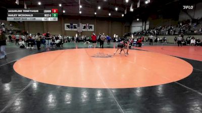 115B Semifinal - Hailey Mcdonald, Millard South vs Jaqueline Teneyuque, McDonald County