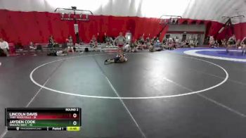 85-89 lbs Round 2 - Lincoln Davis, Thief River Falls vs Jayden Cook, Wausau West