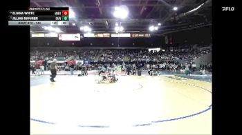 140 lbs Cons. Round 6 - Jillian Mourer, Capistrano Valley vs Eliana White, Emmett