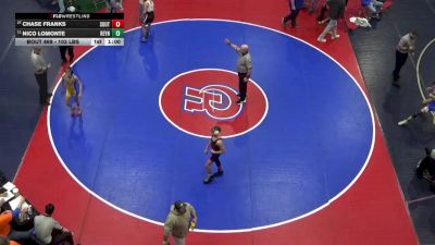 110 lbs Consi Of 16 #1 - Chase Franks, South Western vs Nico Lomonte, Reynolds