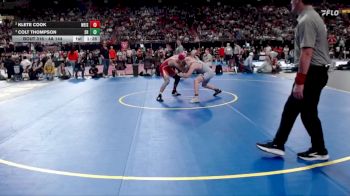 4A 144 lbs Semifinal - Colt Thompson, Snake River vs Klete Cook, Weiser