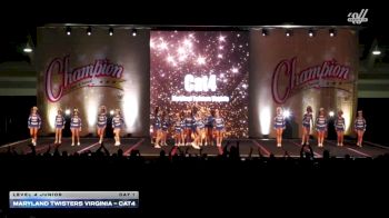 Maryland Twisters Virginia - Cat4 [2025 L4 Junior Day 1] 2025 Champion Cheer and Dance Grand Nationals
