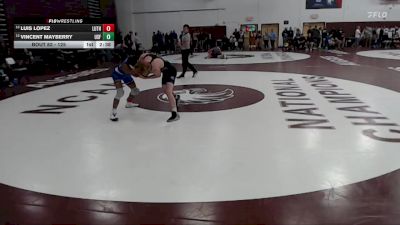 125 lbs Cons. Round 1 - Vincent Mayberry, Sioux Falls vs Luis Lopez, Luther