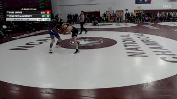 125 lbs Cons. Round 1 - Vincent Mayberry, Sioux Falls vs Luis Lopez, Luther