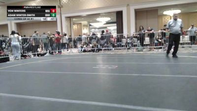 132 lbs Consi Of 64 #1 - Von Winters, Wright Wreslting Academy vs Adam Winter-Smith, Granite WC
