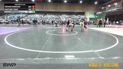 83 lbs 5th Place - Nathan Gonzales, España Wrestling vs Matthew Terry, Idaho Gold