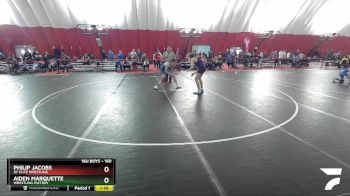 160 lbs Cons. Semi - Philip Jacobs, DC Elite Wrestling vs Aiden Marquette, Wrestling Factory