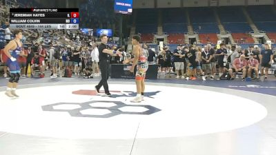 144 lbs Champ. Rd Of 16 - Jeremiah Hayes, Illinois vs William Colvin, Missouri
