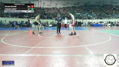 133 lbs Round Of 32 - Dylan Leclair, Union JH vs Conlee Curry, Jay Junior High