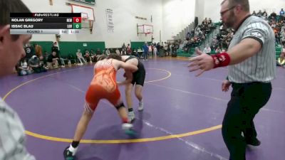 157 lbs Round 1 - Issac Blau, Lovell vs Nolan Gregory, Newcastle
