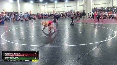 130 lbs Round 4 (8 Team) - Montana Tracy, Team Iowa Sunshine Smackdown vs Samantha Reil, South Dakota Heat