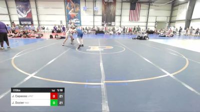 170 lbs Rr Rnd 1 - James Capasso, Upstate Uprising vs James Dozier, Indiana Outlaws Gray