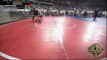 67 lbs 5th Place - Everett Luxton, Raw Wrestling Club vs Solomon White II, Spartan Mat Club