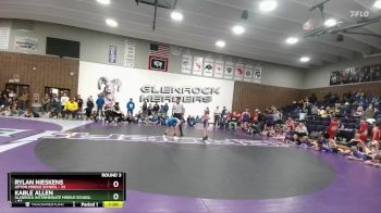 70 lbs Round 3 (6 Team) - Kable Allen, Glenrock Intermediate Middle School vs Rylan Nieskens, Upton Middle School