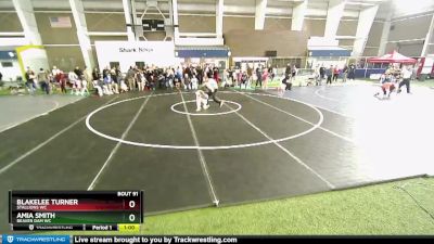 69 lbs Semifinal - Blakelee Turner, Stallions WC vs Amia Smith, Beaver Dam WC