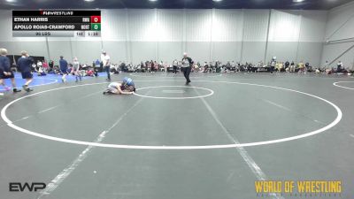 96 lbs Rr Rnd 4 - Ethan Harris, Roundtree Wrestling Academy 12u vs Apollo Rojas-Crawford, Northern Colorado 12U