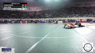 150 lbs Consi Of 32 #1 - Tynan Justice, Victory Christian JH vs Josh Jones, Putnam City North