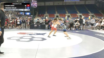 132 lbs Semis - Ryder Owen, Washington vs Obadiah Willis, Illinois
