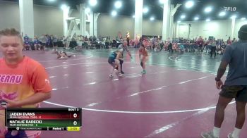 105 lbs Round 1 (8 Team) - Natalie Radecki, Team Diamond Fish vs Jaden Evans, SEAAU National Team