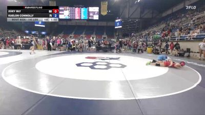 145 lbs Cons. Sub-rd Of 32 - Zoey Bly, MN vs Kaelon Connolly, PA