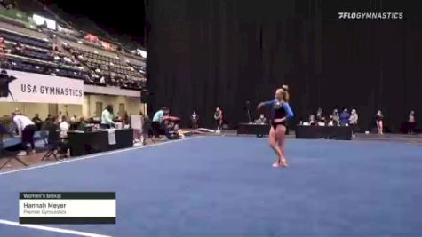 Hannah Meyer - Women's Group, Premier Gymnastics - 2021 Women's Xcel Region 4 Championships