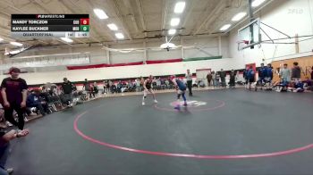 135 B Quarterfinal - Kaylee Buckner, Moorcroft vs Mandy Torczon, Cody