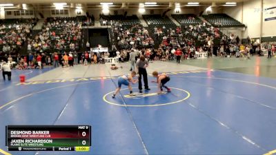 85 lbs Champ. Round 1 - Desmond Barker, Broken Bow Wrestling Cub vs Jaxen Richardson, Plains Elite Wrestling