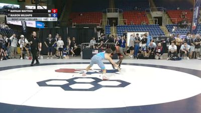126 lbs Champ. Rd Of 32 - Nathan Matthis, Maryland vs Mason Milsaps, Texas