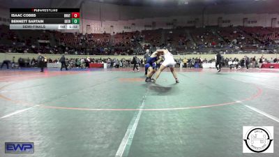 200 lbs Semifinal - Isaac Cobbs, Unattached Assassins vs Bennett Sartain, Deer Creek Wrestling