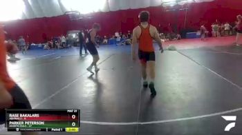 144 lbs Round 2 (4 Team) - Rase Bakalars, Aquinas 2 vs Parker Peterson, Oconto Falls