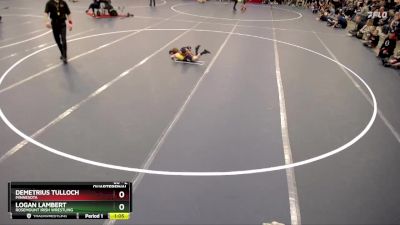 Quarterfinal - Demetrius Tulloch, Minnesota vs Logan Lambert, Rosemount Irish Wrestling